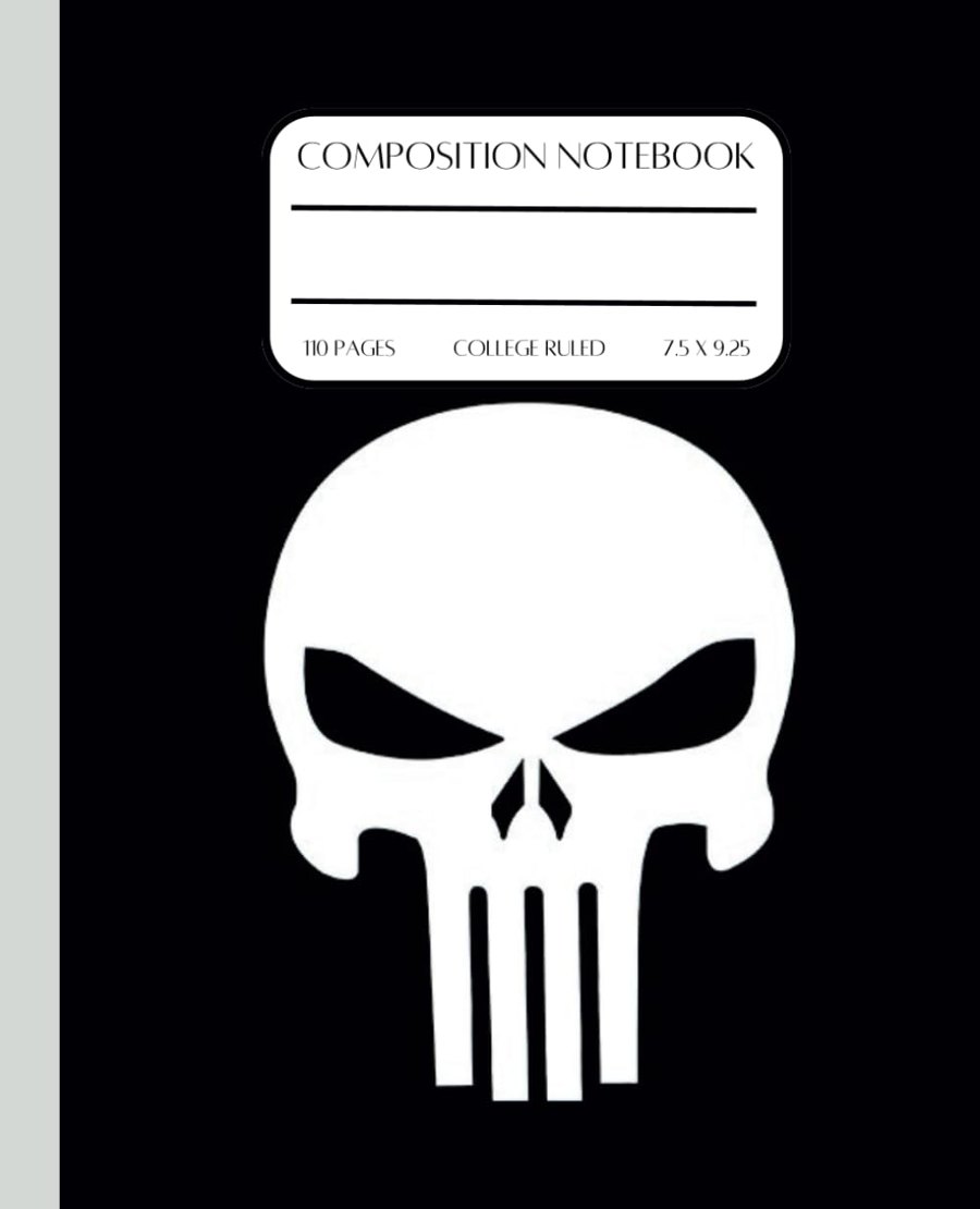 Skull Composition Notebook cover