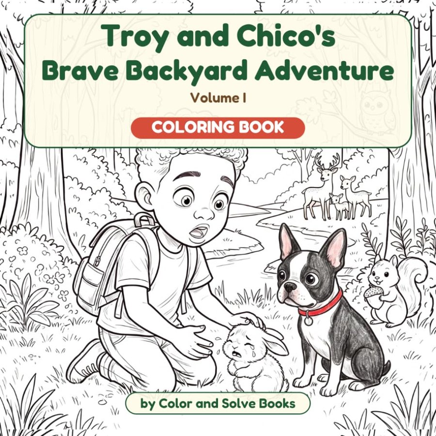Big Backyard Adventure Coloring Book cover