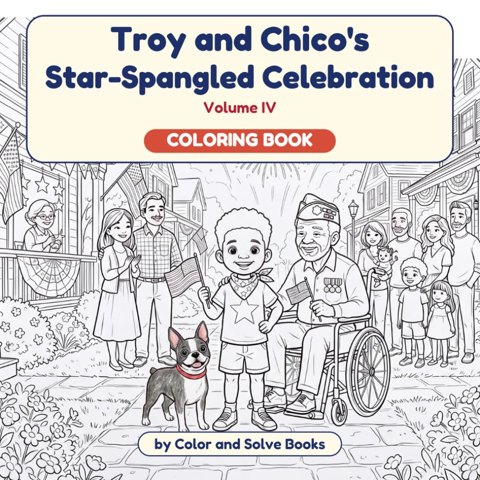 Star-Spangled Celebration Coloring Book cover