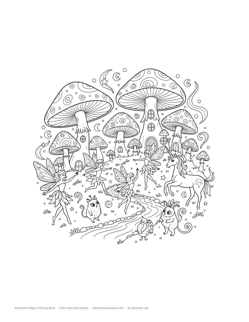 Page sample 3 from Mushroom Magic