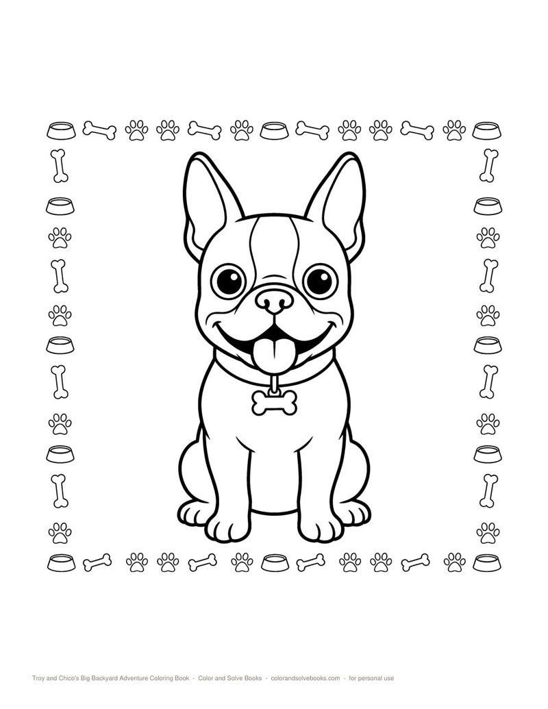 Page sample 3 from Big Backyard Adventure Coloring Book