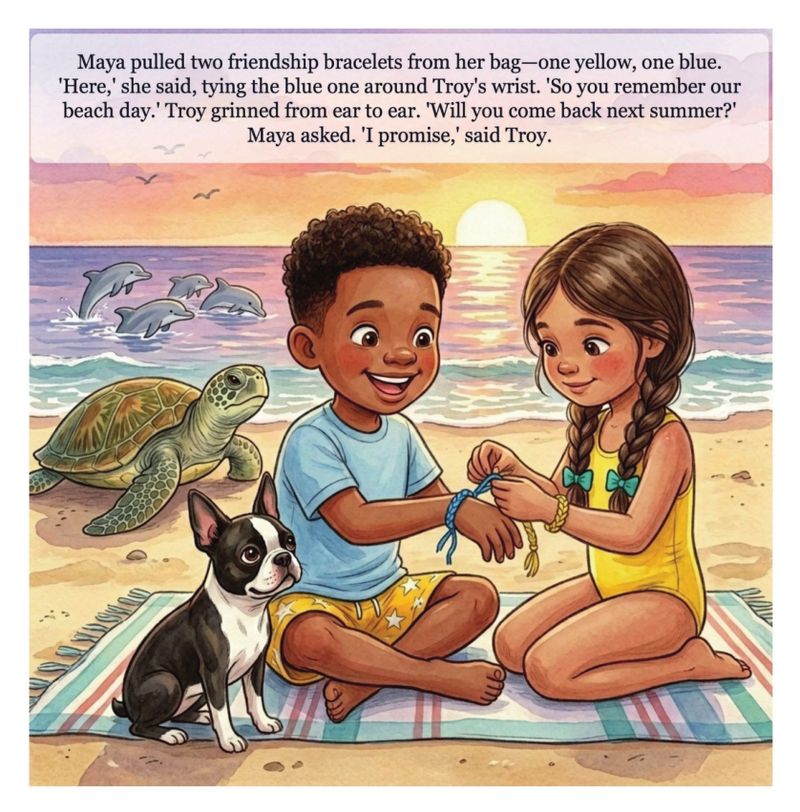Page sample 3 from Troy and Chico’s Magical Beach Adventure
