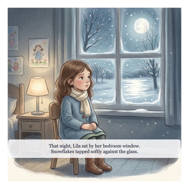 Page sample 2 from The Girl Who Hid Winter in Her Pocket