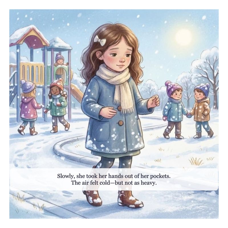 Page sample 3 from The Girl Who Hid Winter in Her Pocket