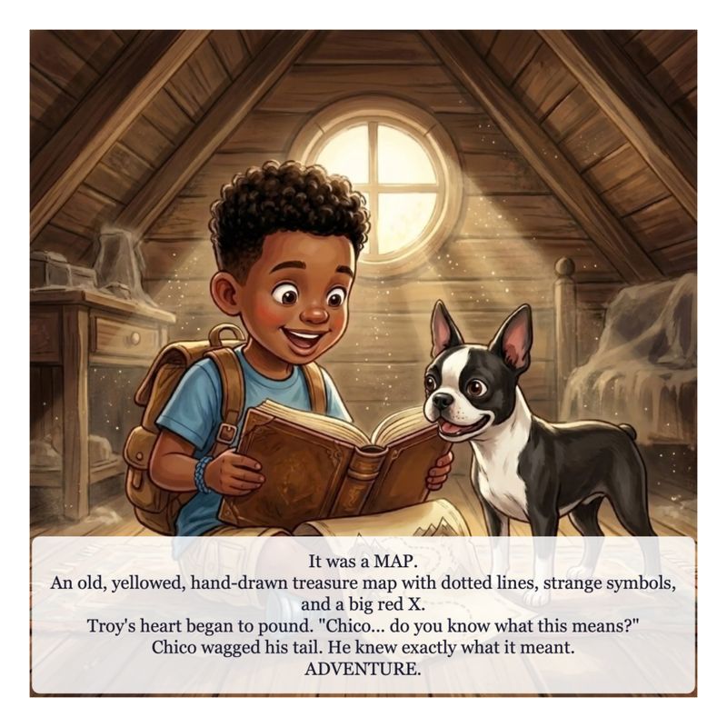 Page sample 1 from Troy and Chico’s Mountain Mystery