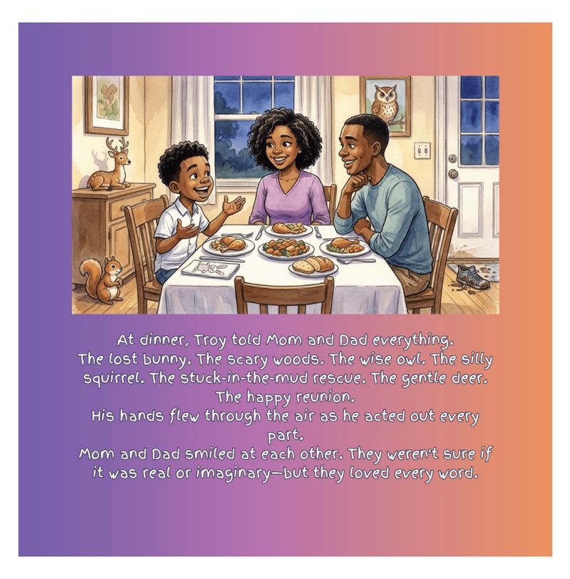 Page sample 3 from Troy and Chico’s Brave Backyard Adventure