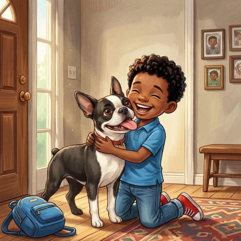 Page sample 3 from Troy and Chico’s First Day of School